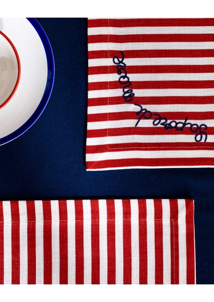 Rosane Amerikan Servis - Beyaz/kırmızı modelleri