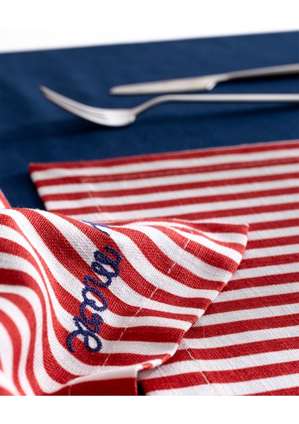 Rosane Amerikan Servis - Beyaz/kırmızı fırsatları