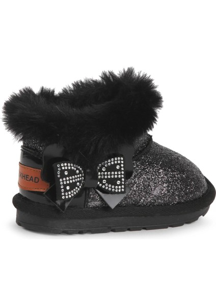 Kız Çocuk Simli Kürklü Bot BUCK3061 modelleri