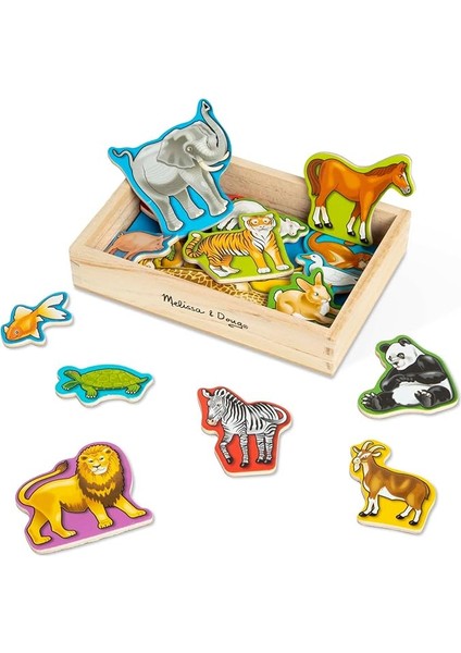 &amp; Doug - Ahşap Mıknatıslı Hayvanlar (10475)