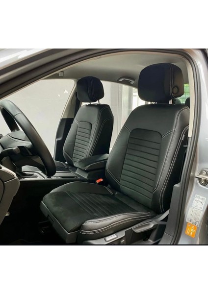 Passat B8 2014 Ve Sonrası Uyumlu Arka Sırt 2+1 Arka Sırt Kolçaklı Model Oto Koltuk Kılıfı fırsatları