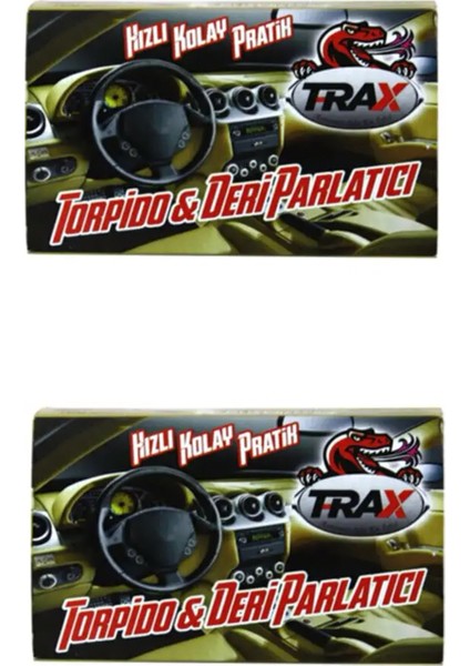 Trax Torpido Deri ve Ayakkabı Parlatıcı 2 Adet