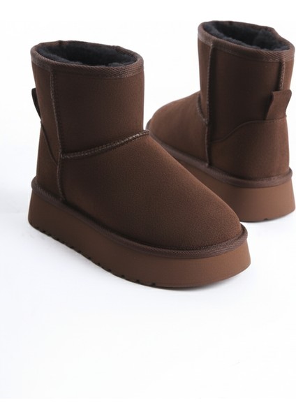 Kız Çocuk Acı Kahverengi Renk Bot Çocuk Botu Kız Çocuk Botu Içi Yünlü Çocuk Botu Kışlık Çocuk Botu & Bootie 2025 modelleri