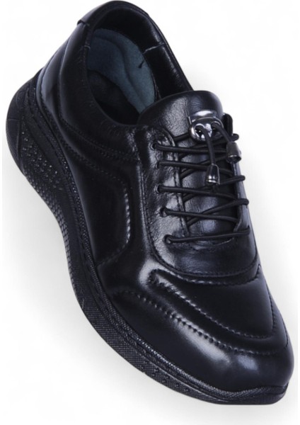 Missmama 003 Siyah Kadın Hakiki Deri Casual Ayakkabı