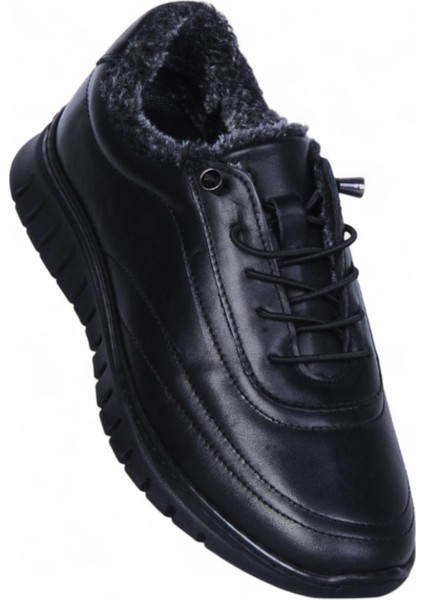 Ahude 3001 Siyah Kadın Hakiki Deri Casual Ayakkabı