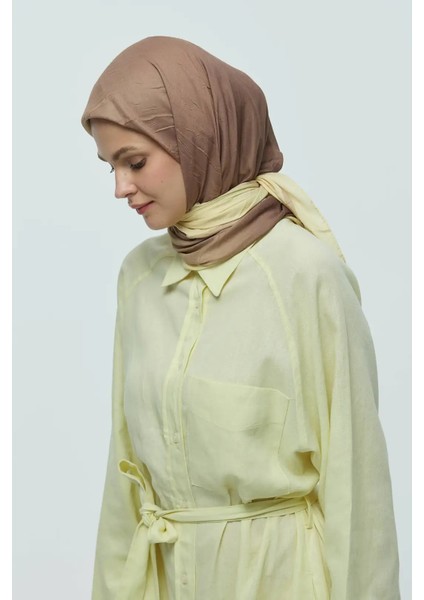 Mirora Desen Bambu Eşarp - Butter Yellow modelleri