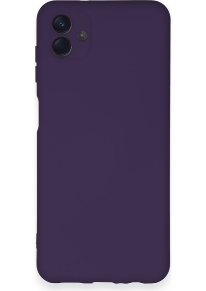 Samsung Galaxy A04E Içi Kadife Kaplı Esnek Silikon Kapak Ryc/ Nano Lansman