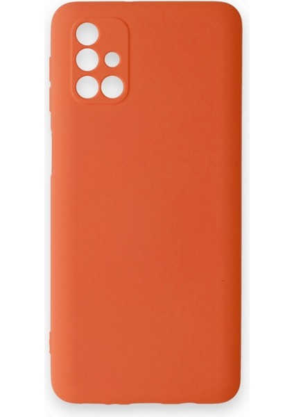 Samsung Galaxy M31S Içi Kadife Kaplı Esnek Silikon Kapak Ryc/ Nano Lansman