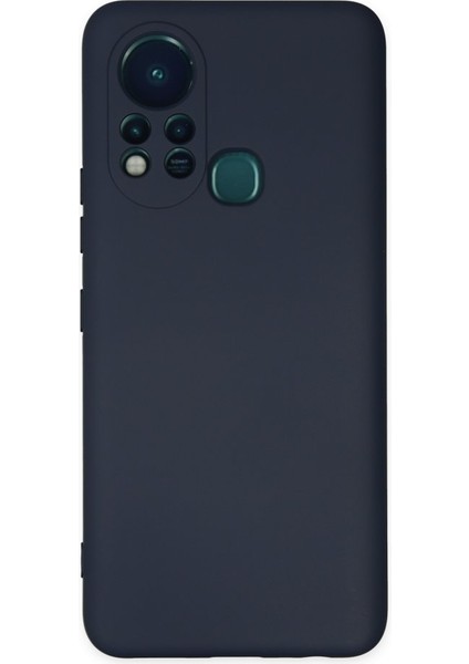 Infinix Hot 11S Kılıf Içi Kadife Kaplı Nano Silikon Kapak - Lacivert