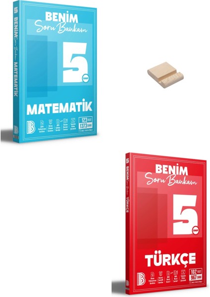 5. Sınıf Benim Soru Bankam Matematik ve Türkçe + Telefon Standı