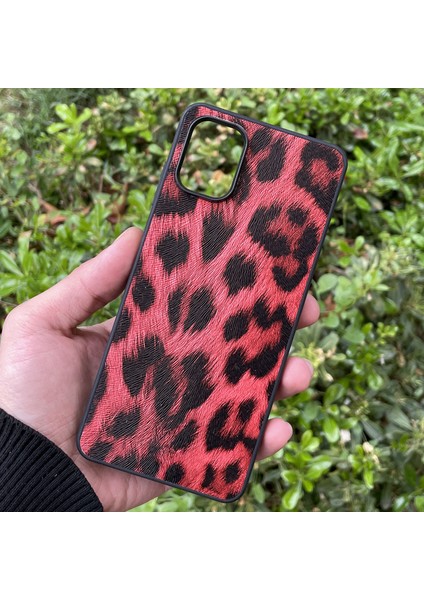 Samsung Galaxy A06 Kılıf Leopar Desenli Içi Kadife Kapak