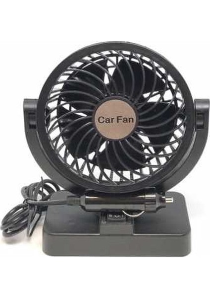 Vantilatör 12V Torpido Üstü Fanlı Ayarlı