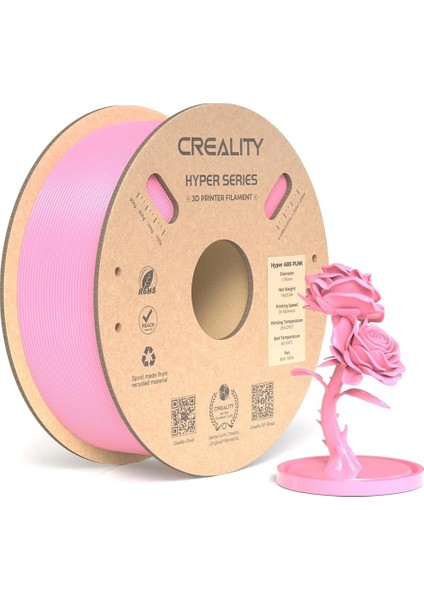 Hyper Abs Pembe Filament 1.75MM 1000GR - Urhanshop Yetkili Satış