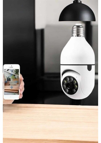 Zeroshop Güvenlik Kamerası Wifi Kamera Duylu Ev Kamerası Wifi Bağlantılı Dönebilen modelleri