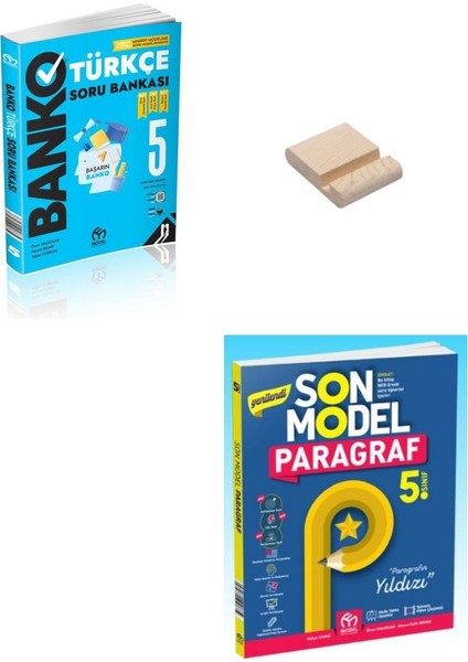 5. Sınıf Banko Türkçe ve Son Model Paragraf Soru Bankası + Telefon Standı