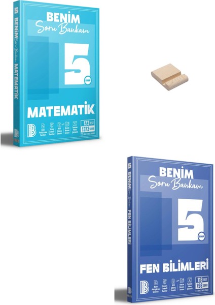 5. Sınıf Benim Soru Bankam Matematik ve Fen Bilimleri + Telefon Standı