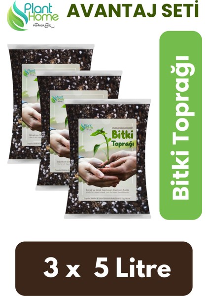 15 Litre Premium Bitki Toprağı - Böcek Sinek Yapmayan Karışım