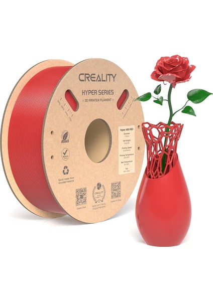 Hyper Abs Kırmızı Filament 1.75MM 1000GR - Urhanshop Yetkili Satış