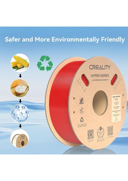 Hyper Abs Kırmızı Filament 1.75MM 1000GR - Urhanshop Yetkili Satış modelleri