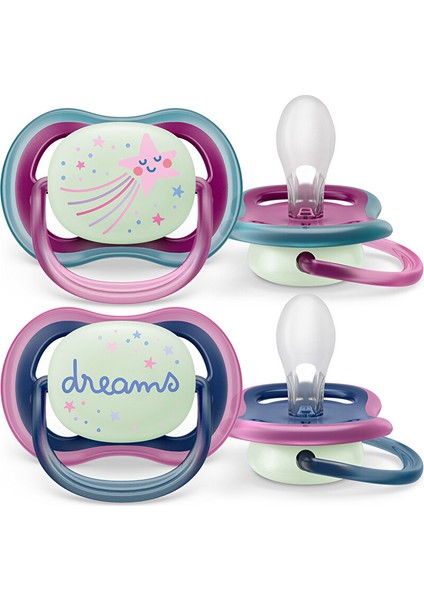 Ultra Air Gece Emziği 6-18 Ay, 2'li Paket, Kız fiyatları