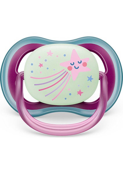 Ultra Air Gece Emziği 6-18 Ay, 2'li Paket, Kız modelleri