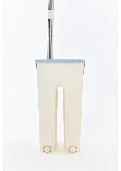 Çift Hazneli Flat Mop Seti – Mikrofiber Bezli, Sıkmalı, Paslanmaz Çelik Saplı Temizlik Kovası fiyatları