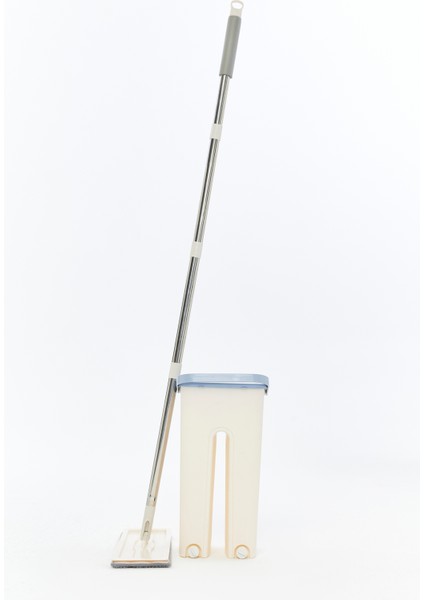 Çift Hazneli Flat Mop Seti – Mikrofiber Bezli, Sıkmalı, Paslanmaz Çelik Saplı Temizlik Kovası modelleri