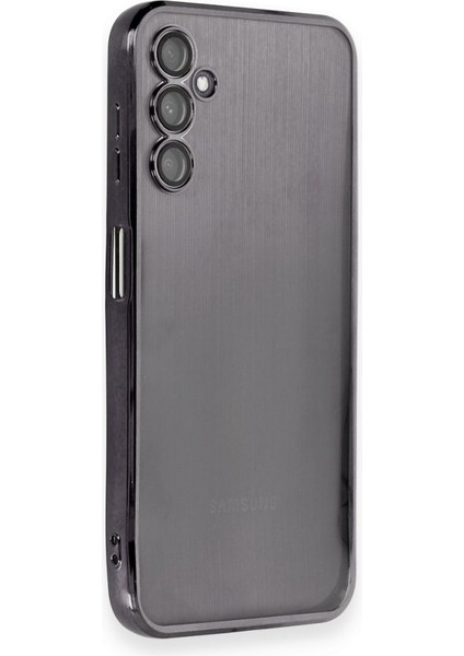 Samsung Galaxy A14 4g Kılıf Kamera Lens Korumalı Razer Lens Silikon Kapak - Siyah