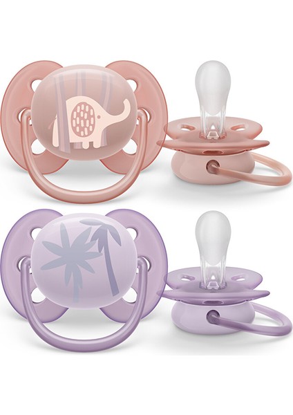 Ultra Soft Emzik 0-6 Ay, 2'li Paket, Kız fiyatları