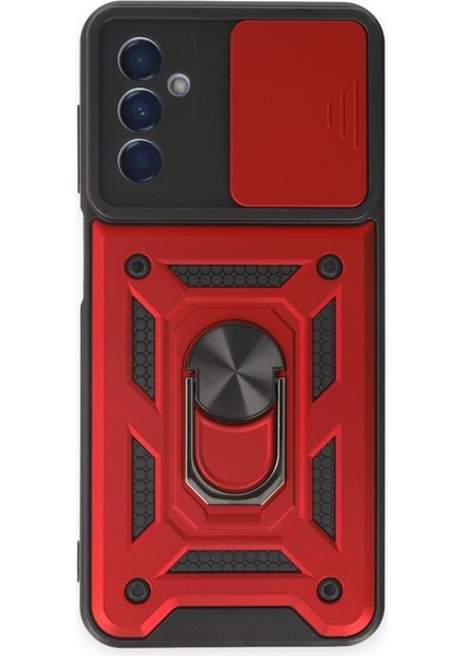 Samsung Galaxy M13 Kılıf Kamera Koruma Sürgülü Şık Pars Tank Sert Silikon Kapak