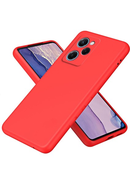 Poco X5 Pro 5g Içi Kadife Kaplı Esnek Silikon Kapak Ryc/ Nano Lansman