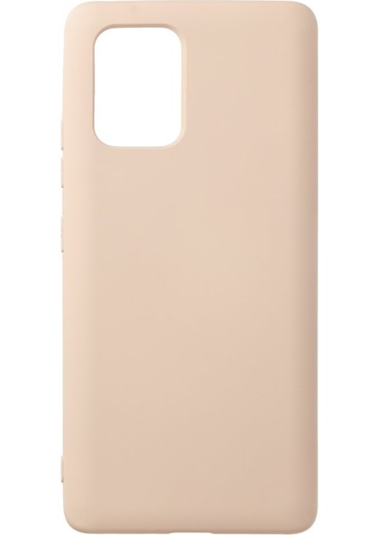 Samsung Galaxy A91 / S10 Lite Içi Kadife Kaplı Esnek Silikon Kapak Ryc/ Nano Lansman