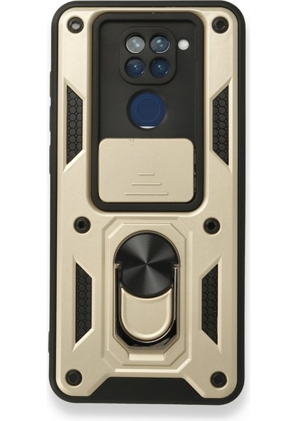 Redmi Note 9 Kılıf Kamera Koruma Sürgülü Şık Pars Tank Sert Silikon Kapak