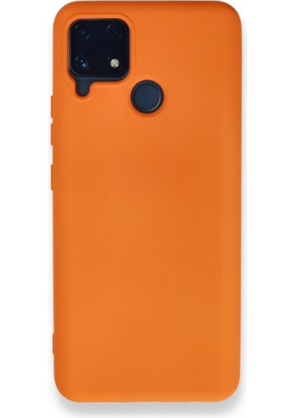 Realme C25 Içi Kadife Kaplı Esnek Silikon Kapak Ryc/ Nano Lansman