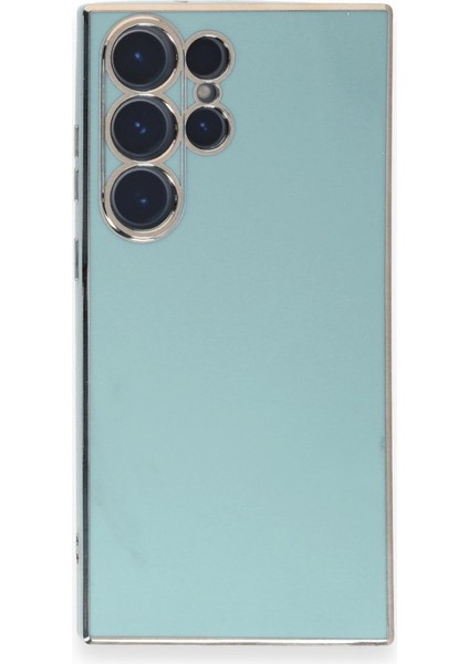 Samsung Galaxy S23 Ultra Kılıf Şık ve Parlak Silikon Kapak Ryc/volet