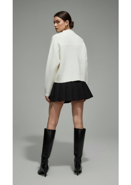 Kadın Oversize Gold Düğmeli Triko Hırka fiyatları