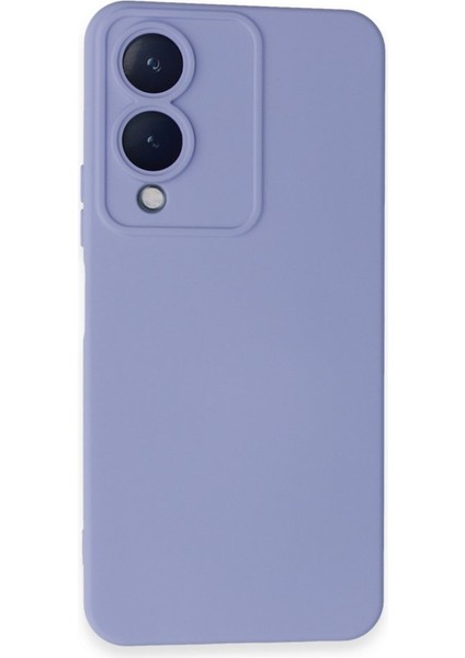 Vivo Y17S Içi Kadife Kaplı Esnek Silikon Kapak Ryc/ Nano Lansman
