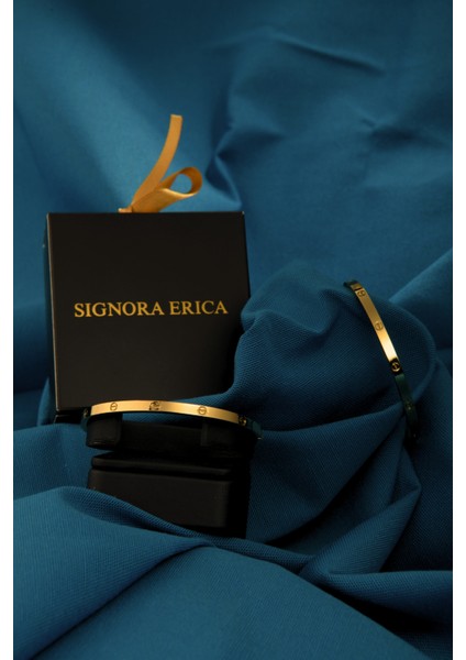 Vida Desenli Taşlı 62MM Çapında 4mm Kalınlığında Kelepçe