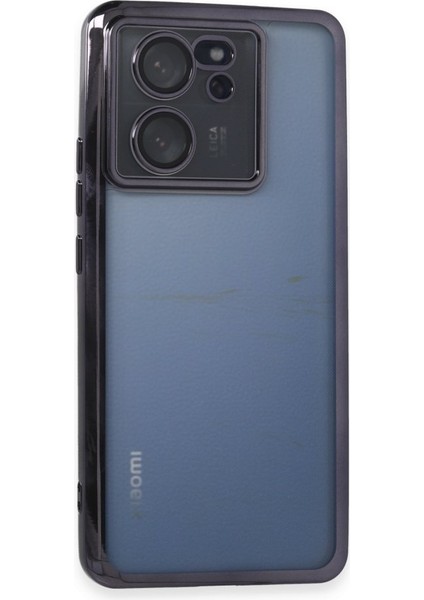 Xiaomi Mi 13T Pro Kılıf Kamera Lens Korumalı Razer Lens Silikon Kapak - Mor