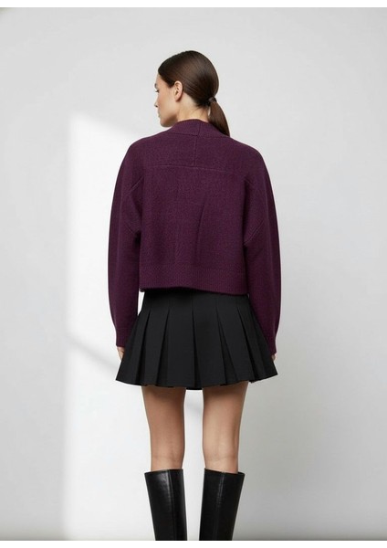 Kadın Oversize Gold Düğmeli Triko Hırka fırsatları