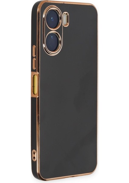Vivo Y16 Kılıf Şık ve Parlak Silikon Kapak Ryc/volet