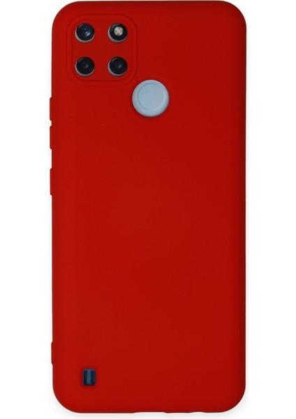 Realme C21Y Içi Kadife Kaplı Esnek Silikon Kapak Ryc/ Nano Lansman