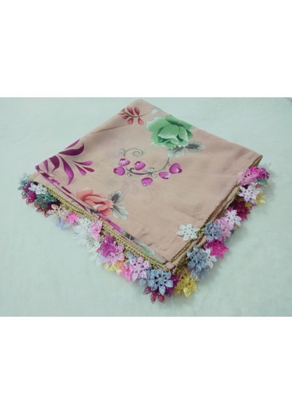 ve Reyhan El Emeği Iğne Oyası Yazma , Fular ,yemeni, Mevlüt Örtüsü ,hediyelik 4 Kenarı Oyalı