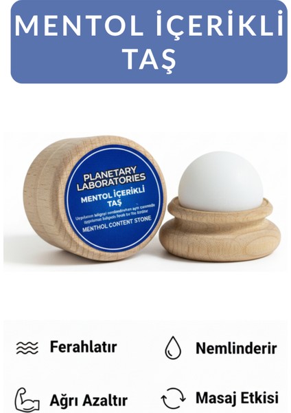 Mentol Içerikli Taş | Masaj Taşı | Migren Taşı | Mentol Taşı | Ferahlama Taşı