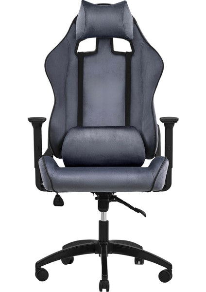 No Name / Rio Balerion Terletmez Kadife Kumaş Antrasit Gaming Oyuncu Koltuğu / 120 kg Taşır