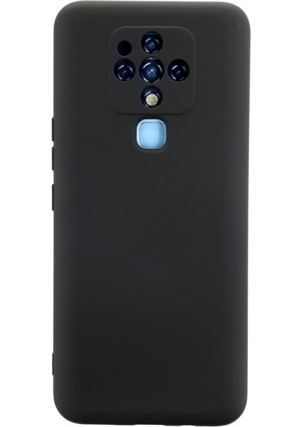 Tecno Camon 16 Kılıf Içi Kadife Kaplı Nano Silikon Kapak - Siyah