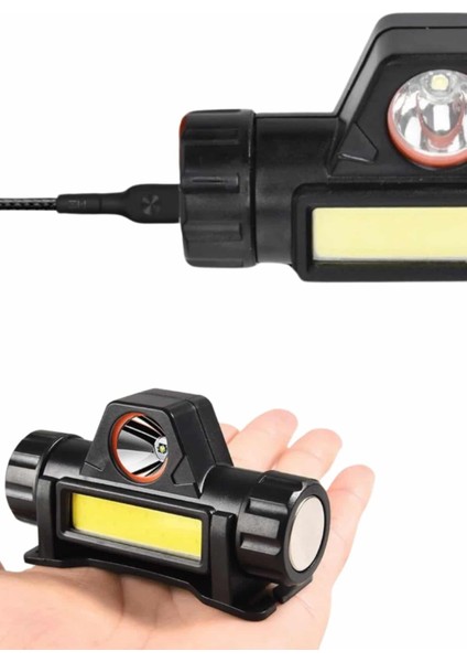 Zeroshop Kafa Lambası Çalışma Işığı Kafa Feneri Şarjlı Mıknatıslı Fenerli fırsatları