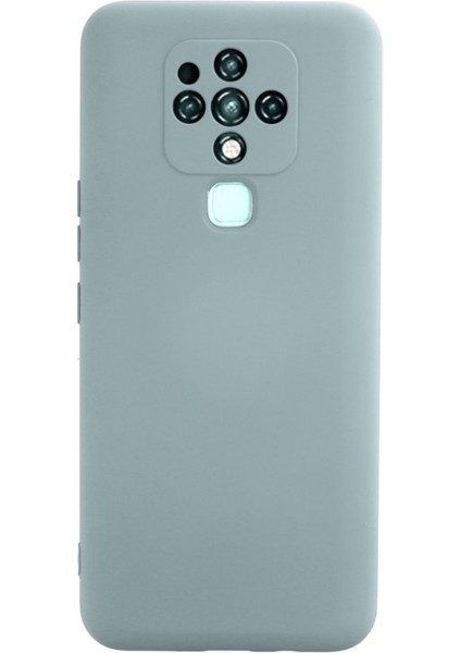 Tecno Camon 16 Içi Kadife Kaplı Esnek Silikon Kapak Ryc/ Nano Lansman