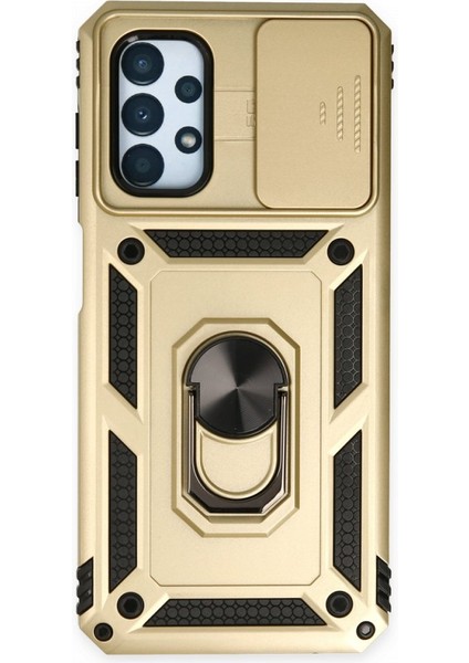 Samsung Galaxy A13 4g Kılıf Kamera Koruma Sürgülü Şık Pars Tank Sert Silikon Kapak