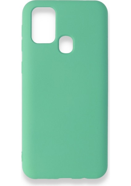 Samsung Galaxy M30S Içi Kadife Kaplı Esnek Silikon Kapak Ryc/ Nano Lansman